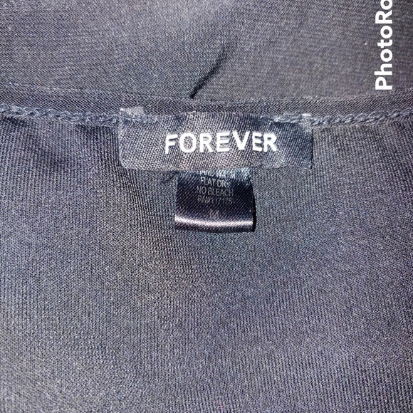 Forever Black Sequin Mini Dress, Size M - Picture 4 of 6